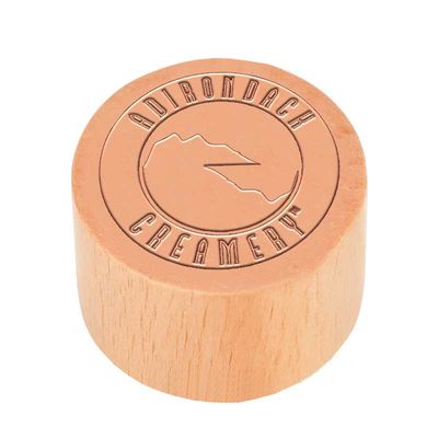 Round Wood Rubber Stamps