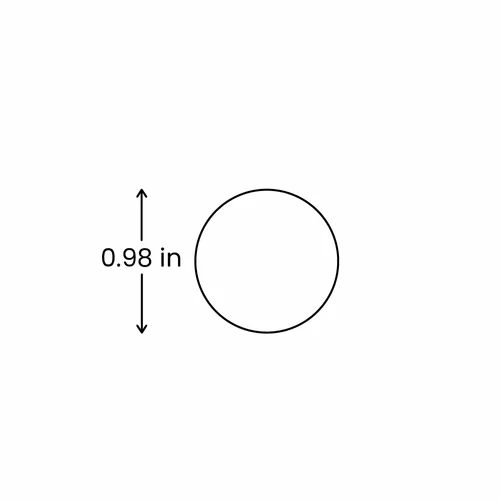 0.98 in