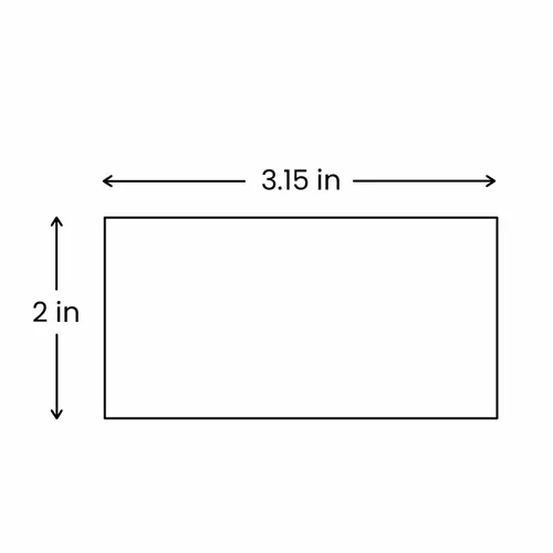 2.00 x 3.15 in